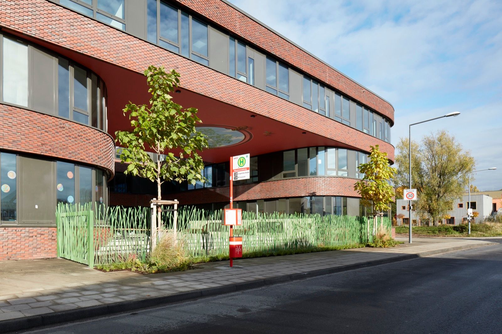 Detailansicht der Tragstruktur des Gebäudes „Snake“